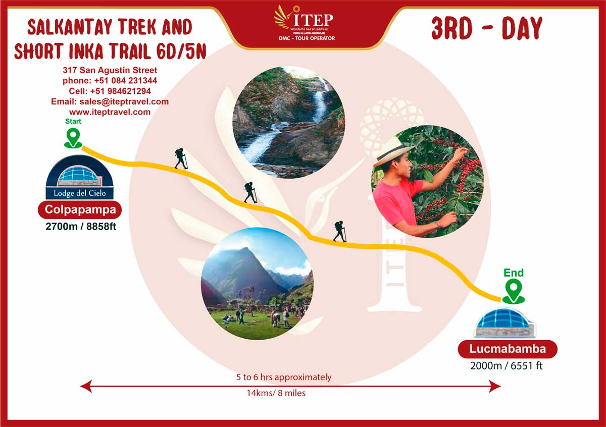 Map - Day 3: Descending into the Cloud Forest